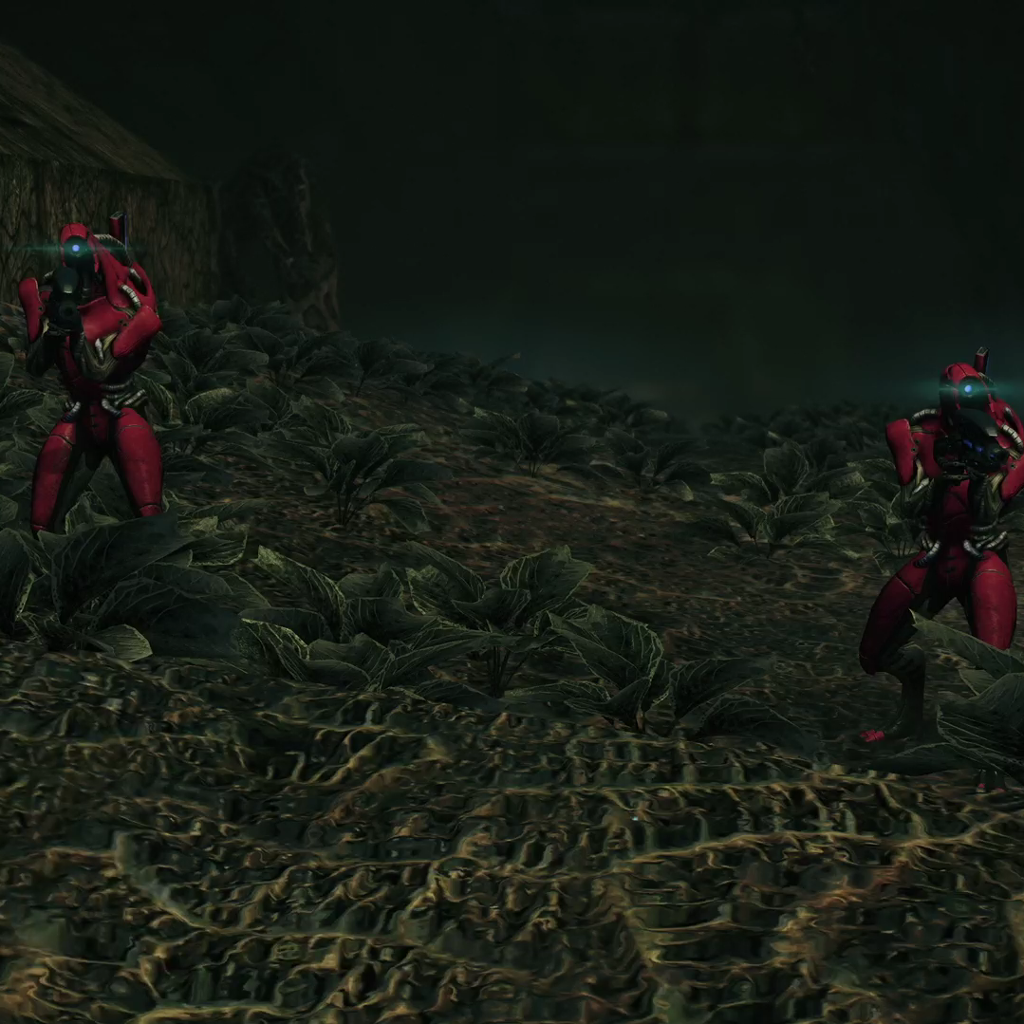 Mass Effect Legendary Edition. BioWare, Electronic Arts, 2021. Personal screenshot of Geth on Ilos 07th October 2024